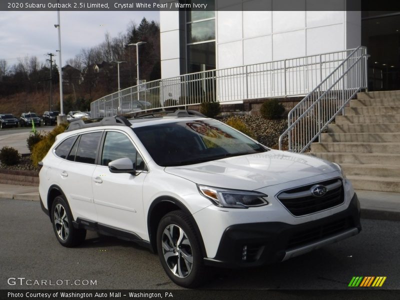 Crystal White Pearl / Warm Ivory 2020 Subaru Outback 2.5i Limited