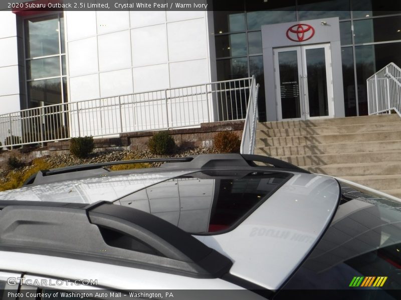 Crystal White Pearl / Warm Ivory 2020 Subaru Outback 2.5i Limited
