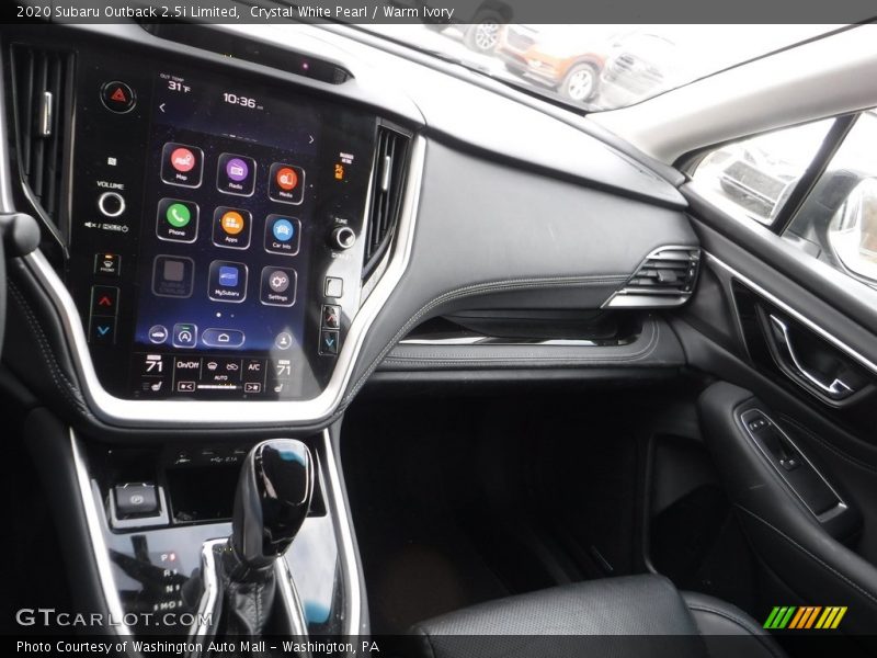Crystal White Pearl / Warm Ivory 2020 Subaru Outback 2.5i Limited