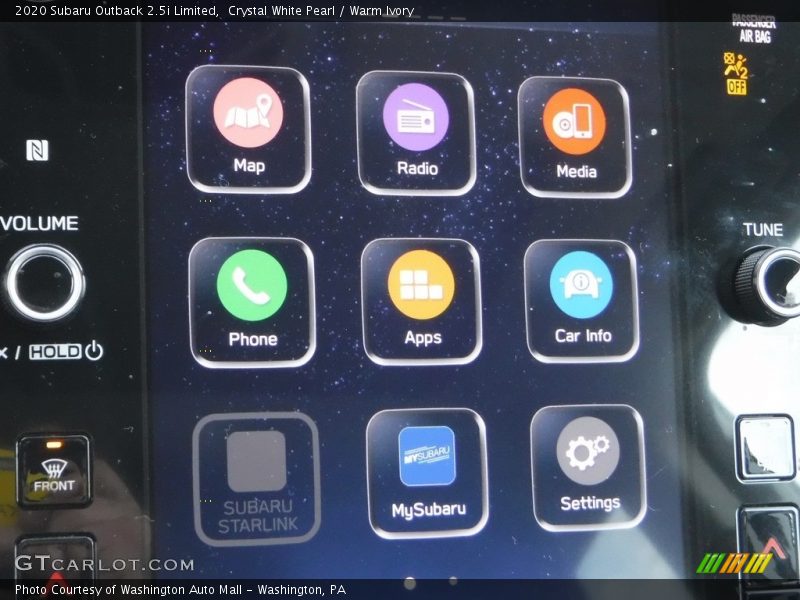 Crystal White Pearl / Warm Ivory 2020 Subaru Outback 2.5i Limited