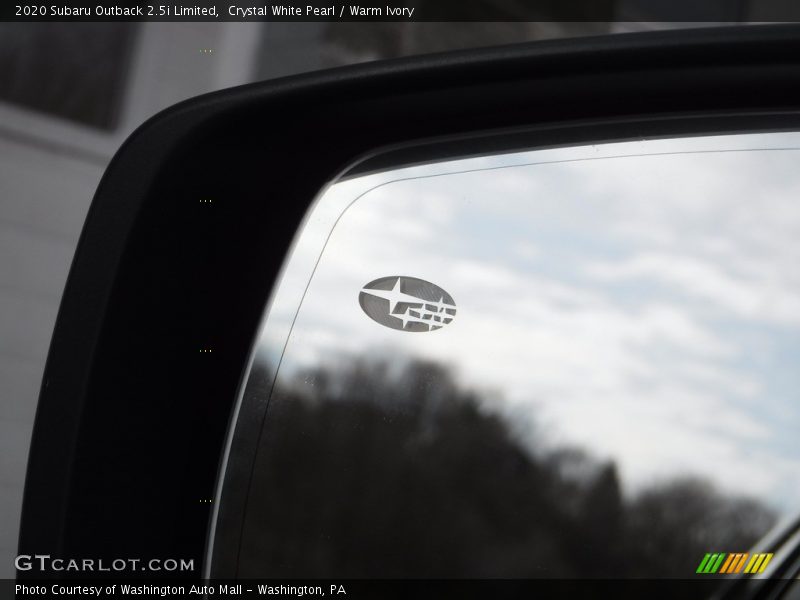 Crystal White Pearl / Warm Ivory 2020 Subaru Outback 2.5i Limited