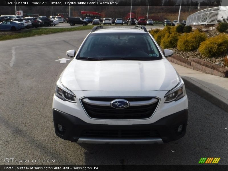 Crystal White Pearl / Warm Ivory 2020 Subaru Outback 2.5i Limited