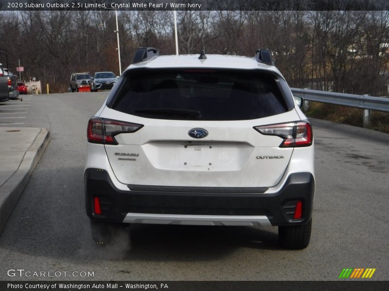 Crystal White Pearl / Warm Ivory 2020 Subaru Outback 2.5i Limited