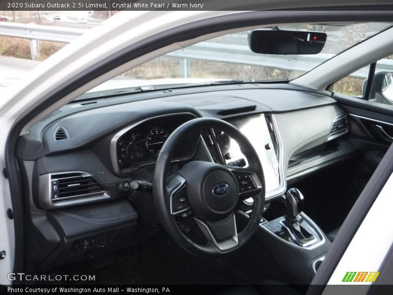 Crystal White Pearl / Warm Ivory 2020 Subaru Outback 2.5i Limited