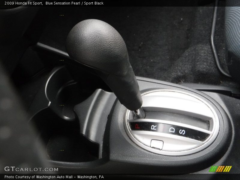 Blue Sensation Pearl / Sport Black 2009 Honda Fit Sport