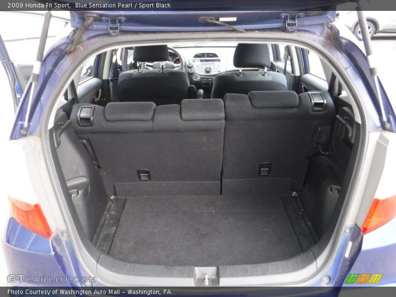 Blue Sensation Pearl / Sport Black 2009 Honda Fit Sport