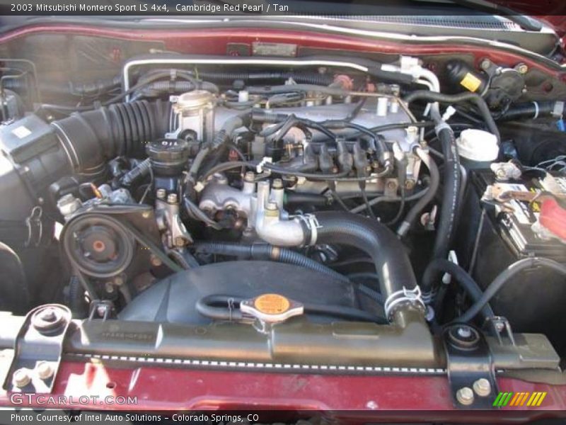 Cambridge Red Pearl / Tan 2003 Mitsubishi Montero Sport LS 4x4