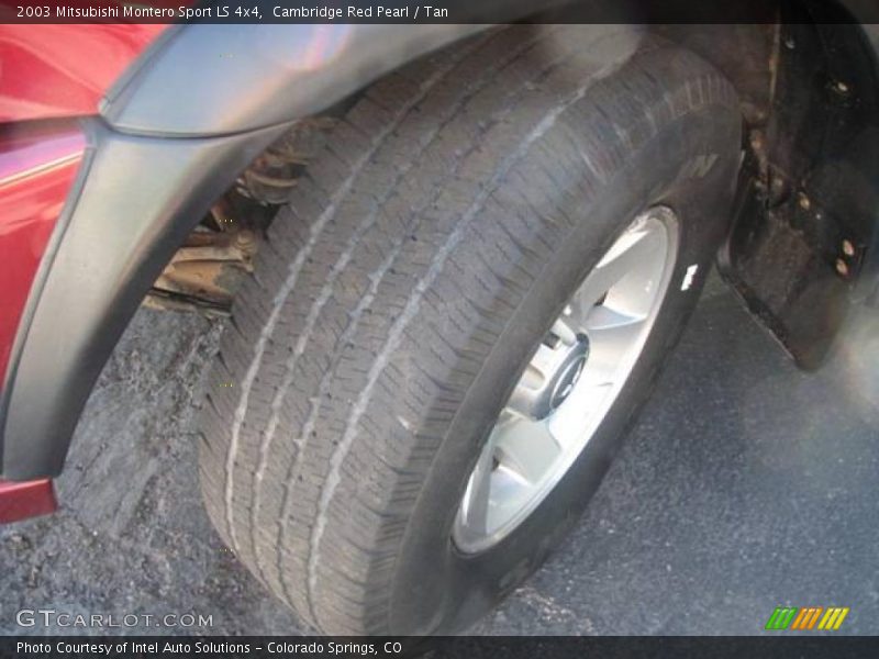 Cambridge Red Pearl / Tan 2003 Mitsubishi Montero Sport LS 4x4