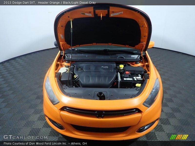 Header Orange / Black/Light Diesel Gray 2013 Dodge Dart SXT
