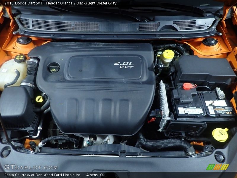 Header Orange / Black/Light Diesel Gray 2013 Dodge Dart SXT