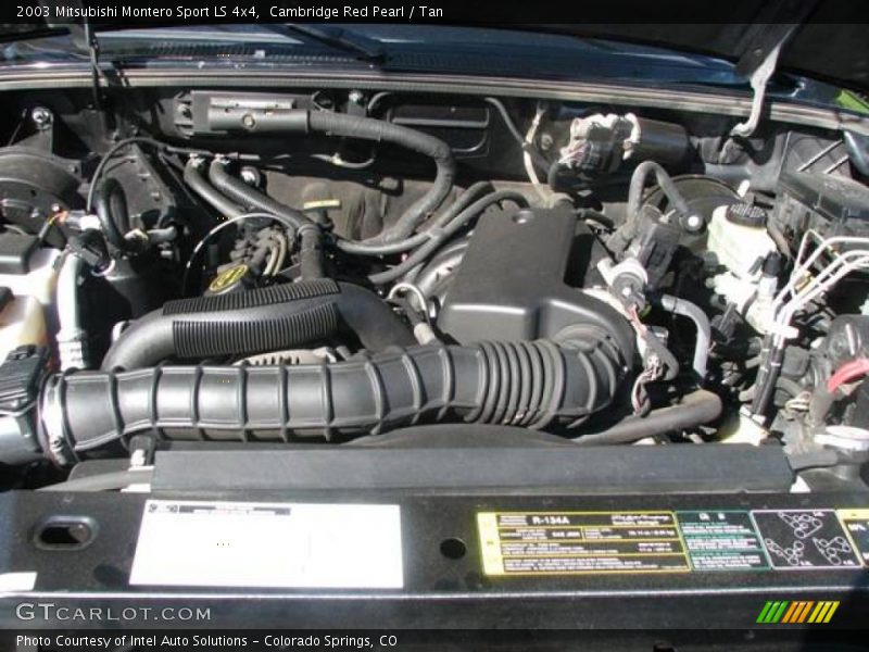 Cambridge Red Pearl / Tan 2003 Mitsubishi Montero Sport LS 4x4