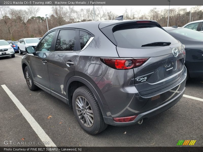 Machine Gray Metallic / Parchment 2021 Mazda CX-5 Touring AWD