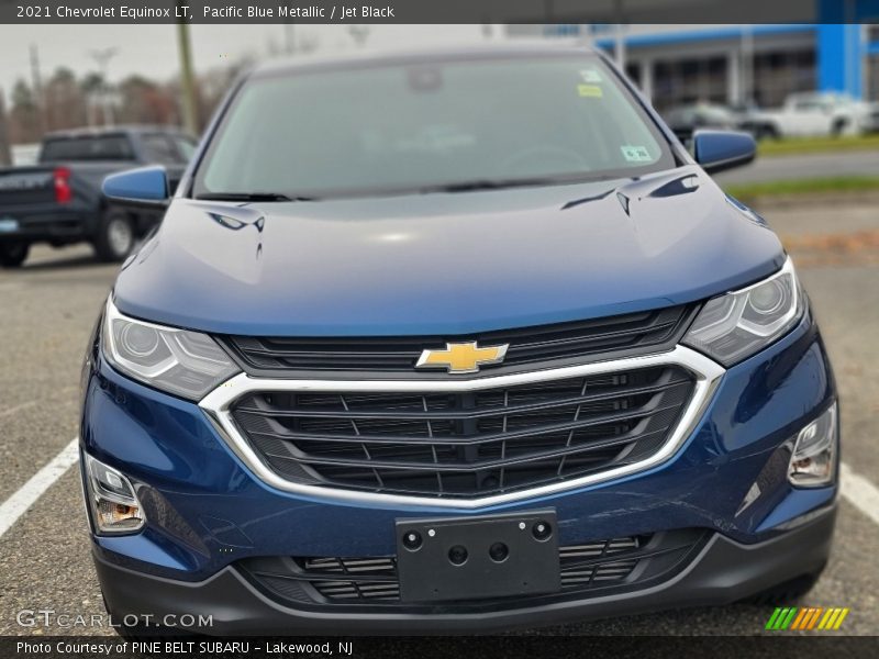 Pacific Blue Metallic / Jet Black 2021 Chevrolet Equinox LT