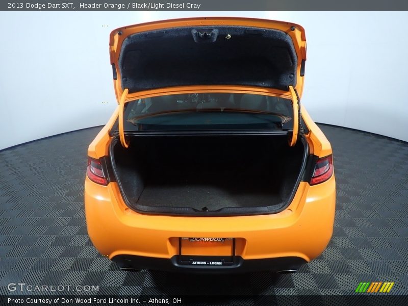 Header Orange / Black/Light Diesel Gray 2013 Dodge Dart SXT