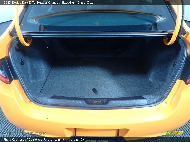 Header Orange / Black/Light Diesel Gray 2013 Dodge Dart SXT