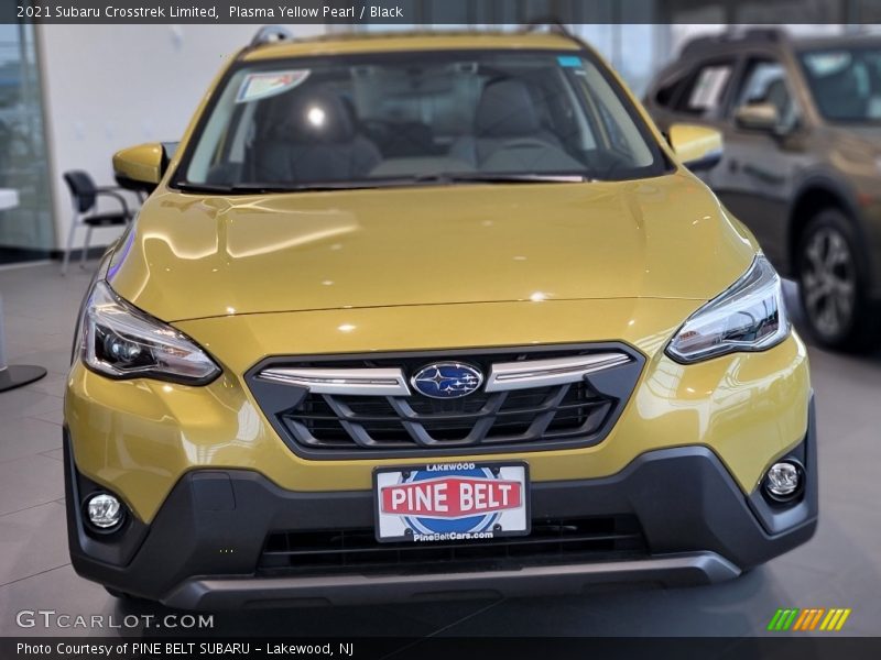 Plasma Yellow Pearl / Black 2021 Subaru Crosstrek Limited