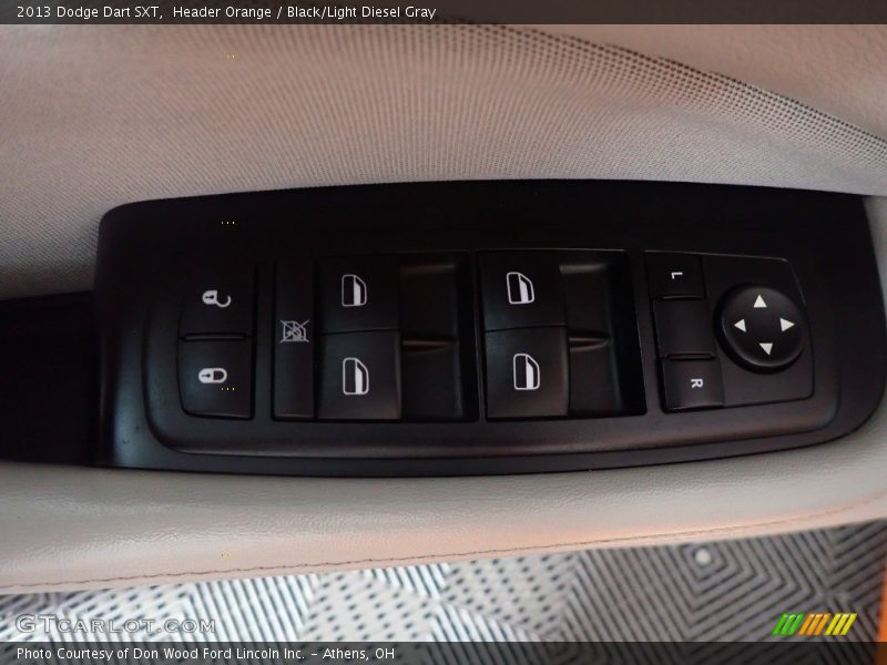 Header Orange / Black/Light Diesel Gray 2013 Dodge Dart SXT