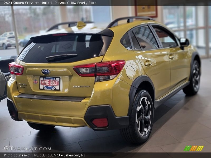 Plasma Yellow Pearl / Black 2021 Subaru Crosstrek Limited