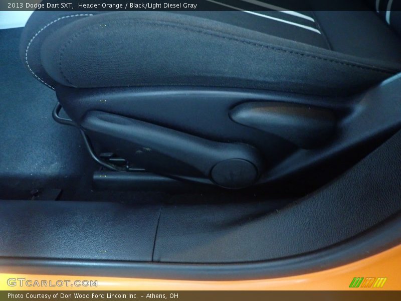 Header Orange / Black/Light Diesel Gray 2013 Dodge Dart SXT