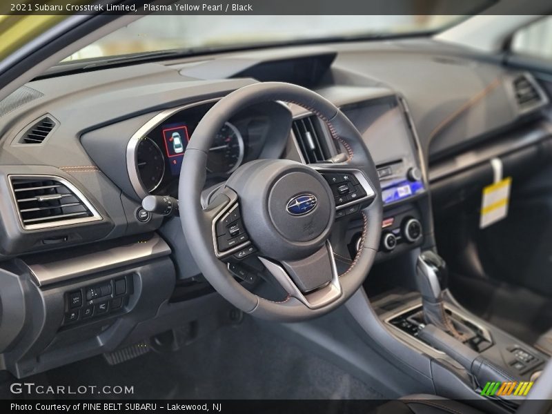 Plasma Yellow Pearl / Black 2021 Subaru Crosstrek Limited