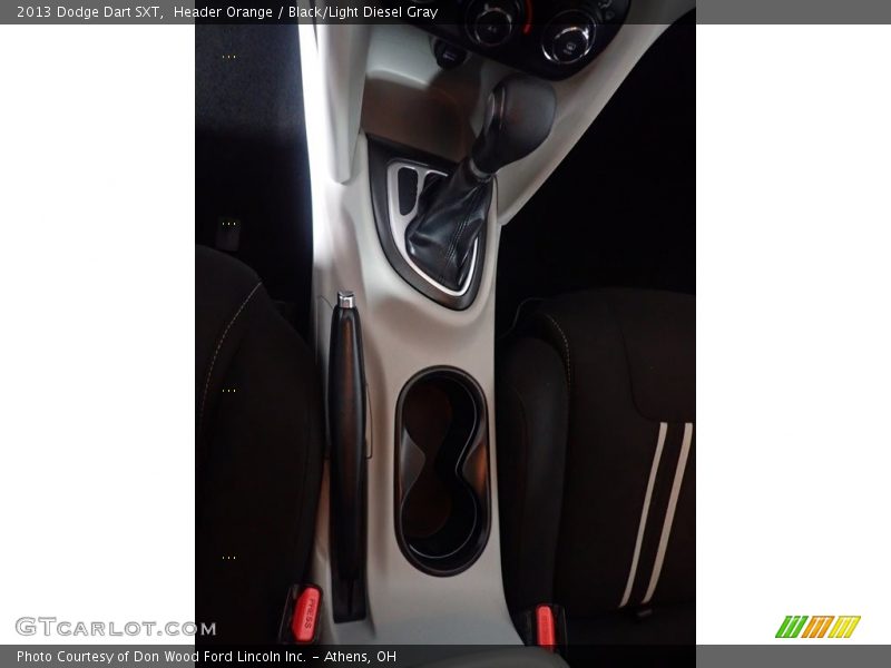 Header Orange / Black/Light Diesel Gray 2013 Dodge Dart SXT