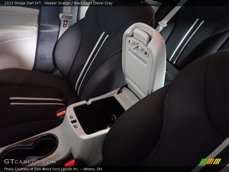 Header Orange / Black/Light Diesel Gray 2013 Dodge Dart SXT