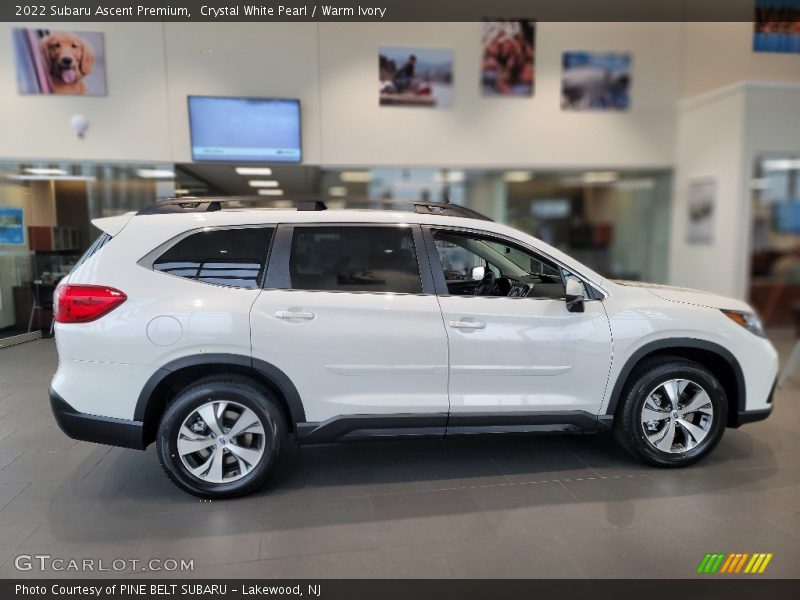 Crystal White Pearl / Warm Ivory 2022 Subaru Ascent Premium