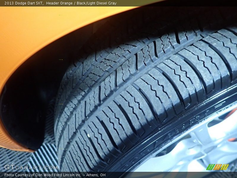 Header Orange / Black/Light Diesel Gray 2013 Dodge Dart SXT