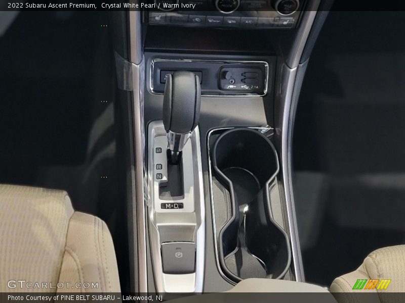 Crystal White Pearl / Warm Ivory 2022 Subaru Ascent Premium