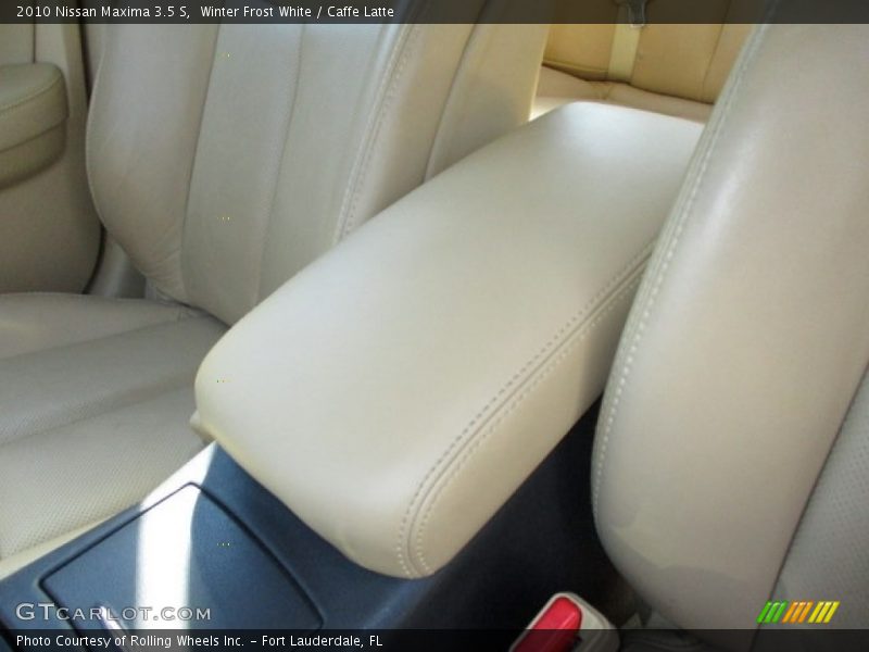 Winter Frost White / Caffe Latte 2010 Nissan Maxima 3.5 S