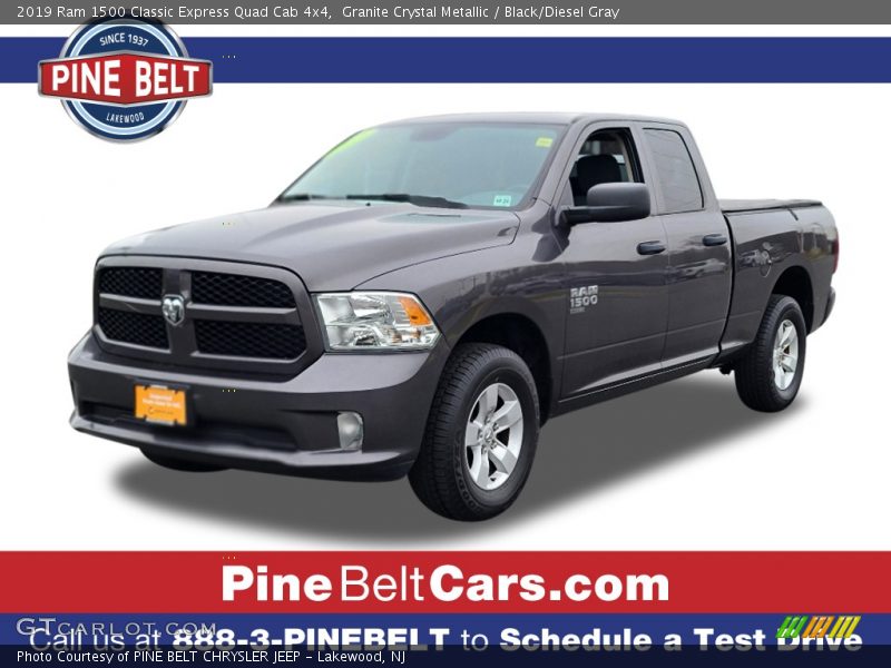 Granite Crystal Metallic / Black/Diesel Gray 2019 Ram 1500 Classic Express Quad Cab 4x4