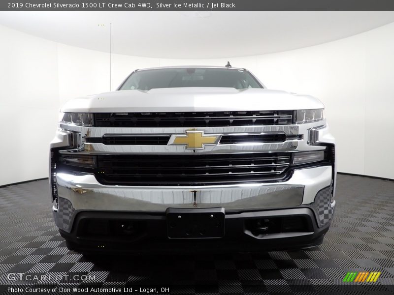 Silver Ice Metallic / Jet Black 2019 Chevrolet Silverado 1500 LT Crew Cab 4WD