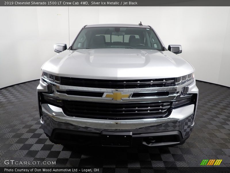 Silver Ice Metallic / Jet Black 2019 Chevrolet Silverado 1500 LT Crew Cab 4WD