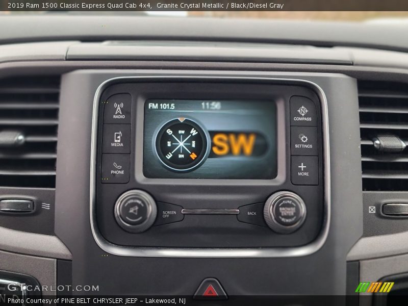 Granite Crystal Metallic / Black/Diesel Gray 2019 Ram 1500 Classic Express Quad Cab 4x4