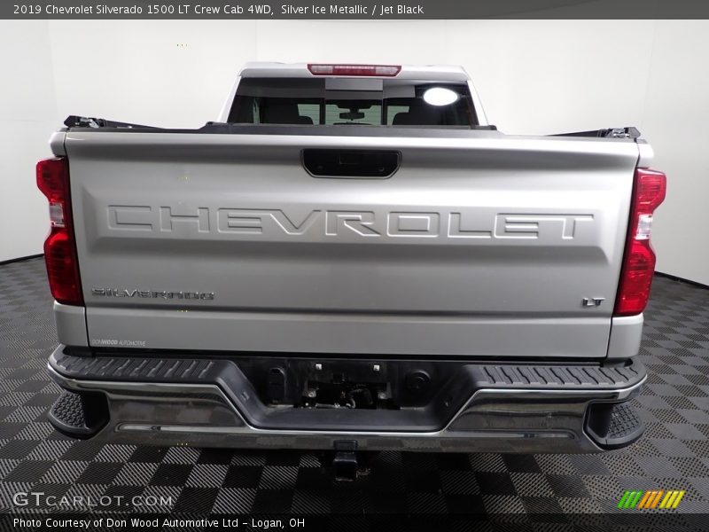 Silver Ice Metallic / Jet Black 2019 Chevrolet Silverado 1500 LT Crew Cab 4WD