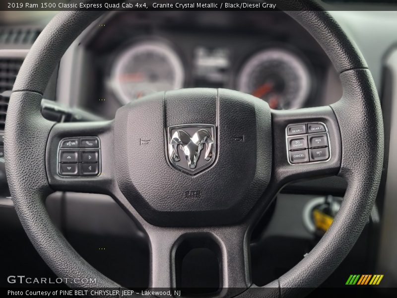Granite Crystal Metallic / Black/Diesel Gray 2019 Ram 1500 Classic Express Quad Cab 4x4