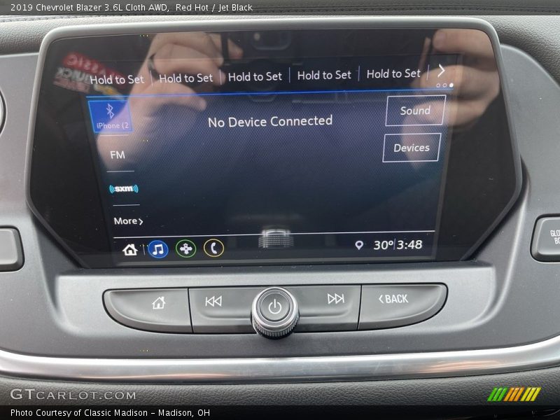 Red Hot / Jet Black 2019 Chevrolet Blazer 3.6L Cloth AWD