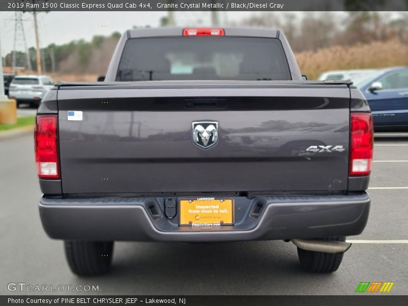 Granite Crystal Metallic / Black/Diesel Gray 2019 Ram 1500 Classic Express Quad Cab 4x4