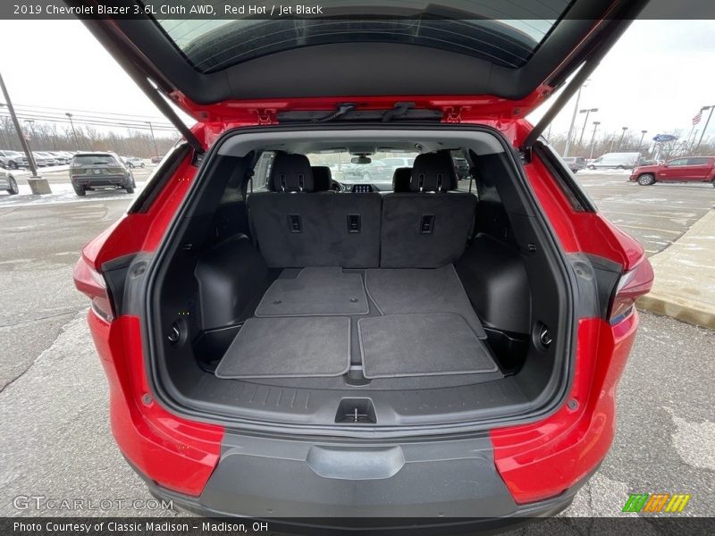 Red Hot / Jet Black 2019 Chevrolet Blazer 3.6L Cloth AWD