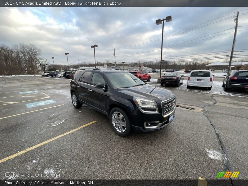 Ebony Twilight Metallic / Ebony 2017 GMC Acadia Limited AWD