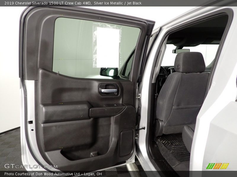 Silver Ice Metallic / Jet Black 2019 Chevrolet Silverado 1500 LT Crew Cab 4WD