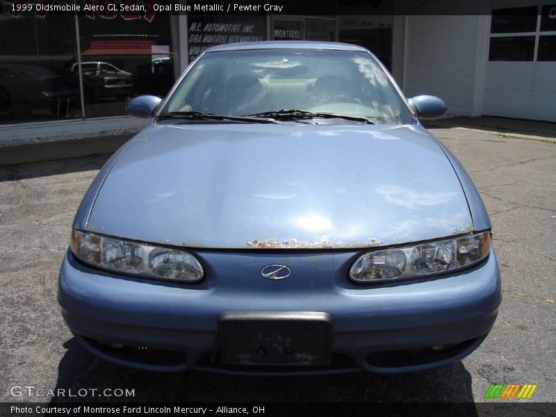 Opal Blue Metallic / Pewter Gray 1999 Oldsmobile Alero GL Sedan