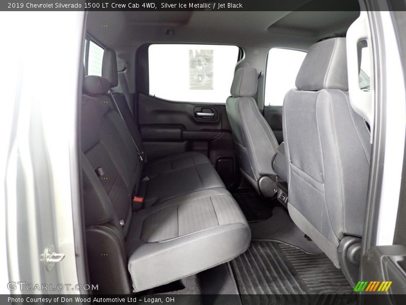 Silver Ice Metallic / Jet Black 2019 Chevrolet Silverado 1500 LT Crew Cab 4WD