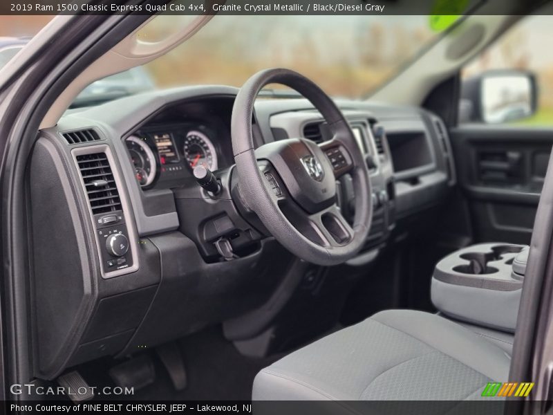 Granite Crystal Metallic / Black/Diesel Gray 2019 Ram 1500 Classic Express Quad Cab 4x4