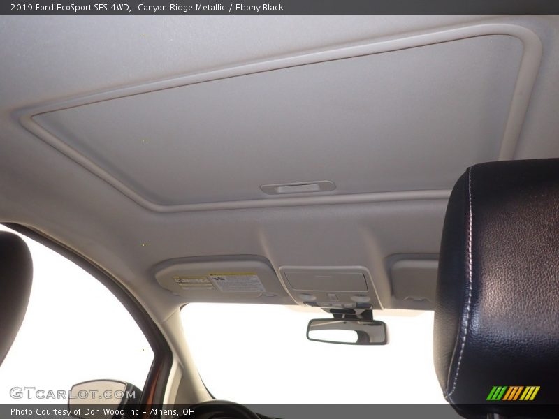 Canyon Ridge Metallic / Ebony Black 2019 Ford EcoSport SES 4WD