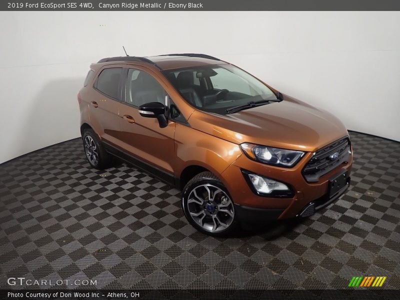 Canyon Ridge Metallic / Ebony Black 2019 Ford EcoSport SES 4WD