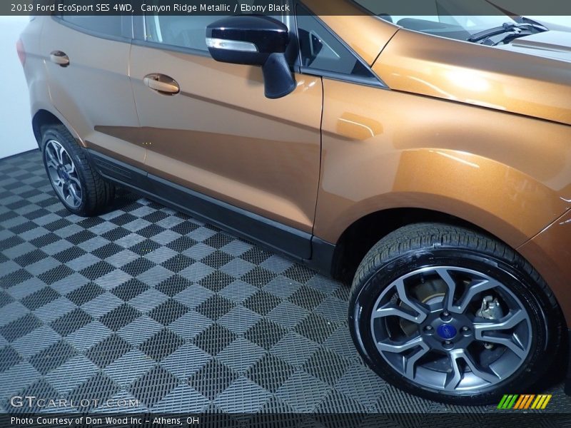 Canyon Ridge Metallic / Ebony Black 2019 Ford EcoSport SES 4WD