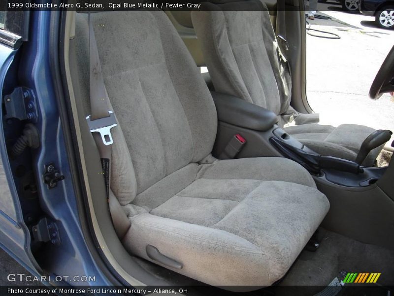 Opal Blue Metallic / Pewter Gray 1999 Oldsmobile Alero GL Sedan