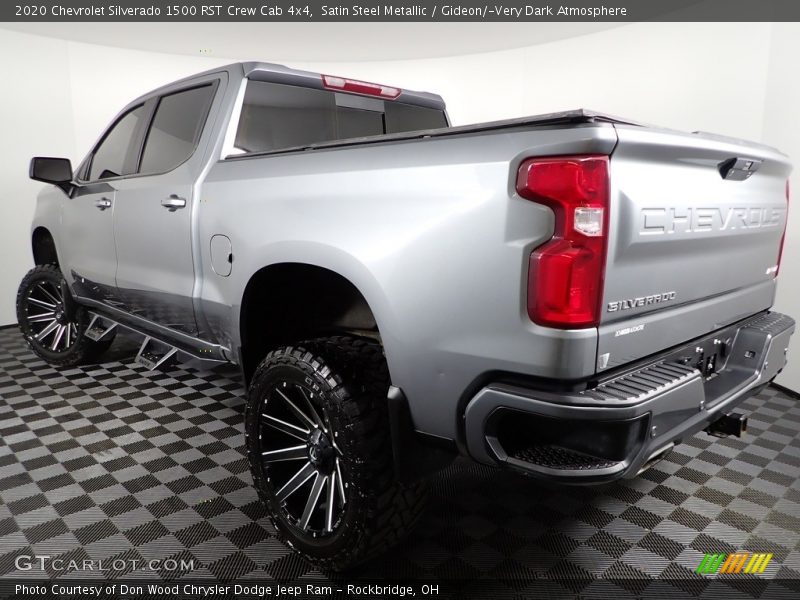 Satin Steel Metallic / Gideon/­Very Dark Atmosphere 2020 Chevrolet Silverado 1500 RST Crew Cab 4x4