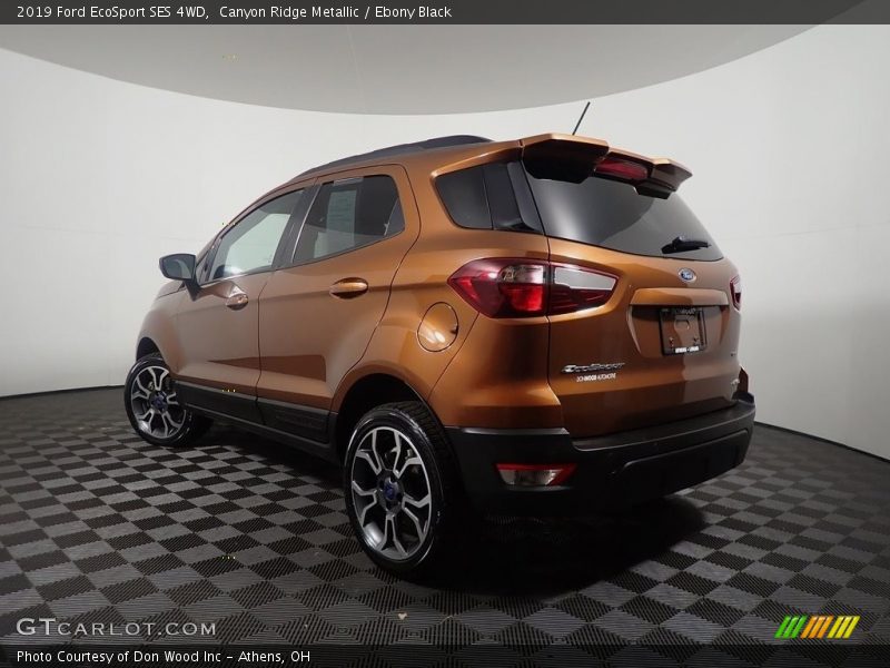 Canyon Ridge Metallic / Ebony Black 2019 Ford EcoSport SES 4WD